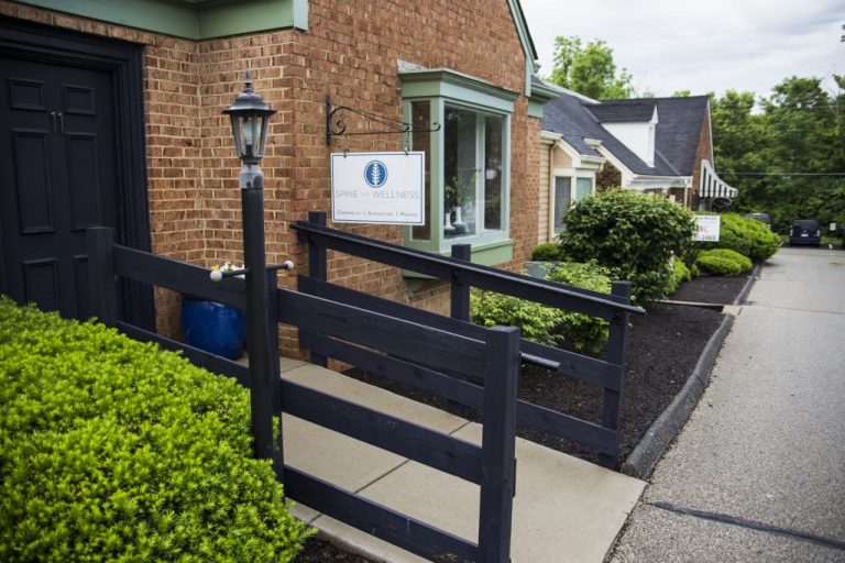 Handicap accessible entrance to Spine Wellness Cincinnati